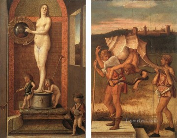 ジョバンニ・ベリーニ Painting - つの寓話 2 ルネサンス ジョヴァンニ ベッリーニ